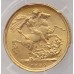 AUSTRALIA 1889 . ONE 1 SOVEREIGN . MELBOURNE . GOLD . SLABBED